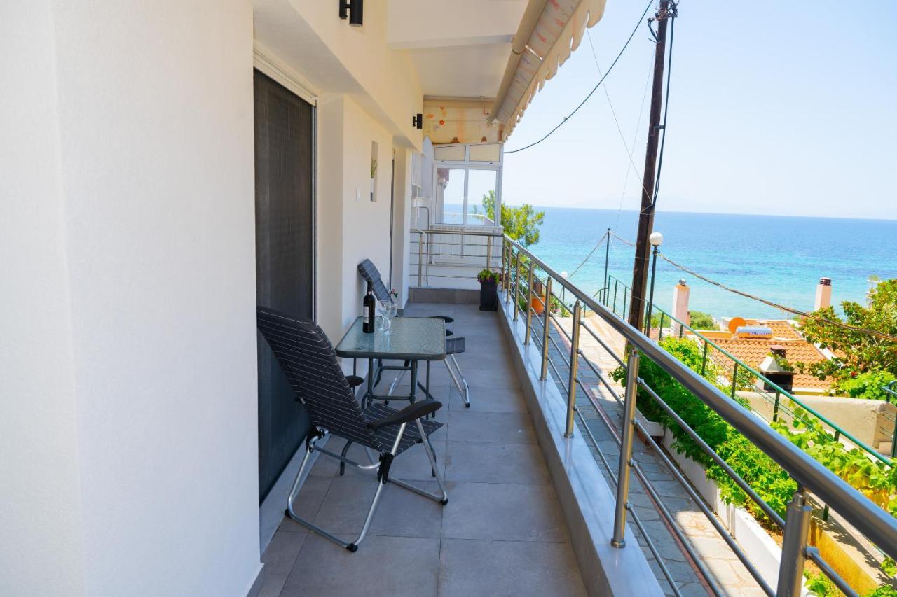 Zoe Seaview Apartment By Rentalspro - Nea Moudania Halkidiki 외부 사진